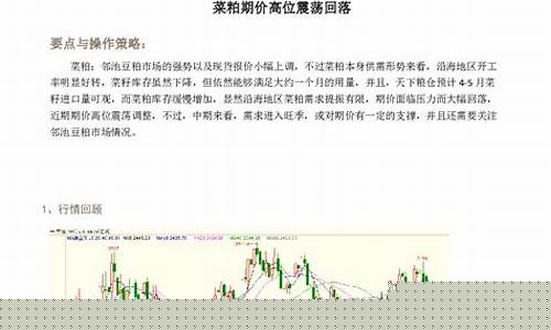 菜泊1806期货最新行情(菜粕期货价格行情今日报价)_https://www.kairu168.com_中金所_第1张