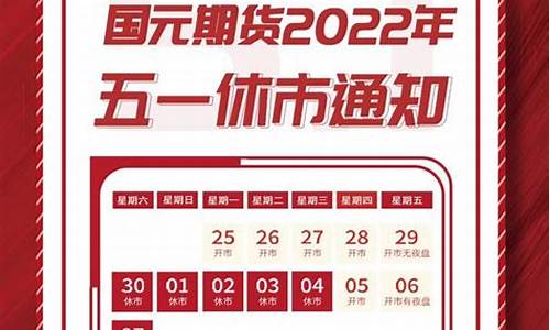 五一期货休市(五一期货休市时间表)_https://www.kairu168.com_上期所_第1张