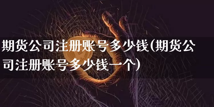 期货公司注册账号多少钱(期货公司注册账号多少钱一个)_https://www.kairu168.com_上期所_第1张