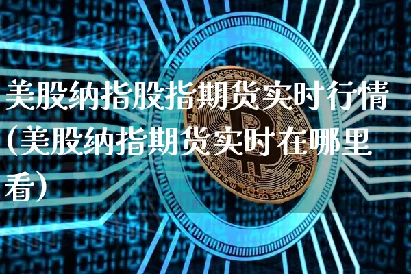美股纳指股指期货实时行情(美股纳指期货实时在哪里看)_https://www.kairu168.com_上期所_第1张